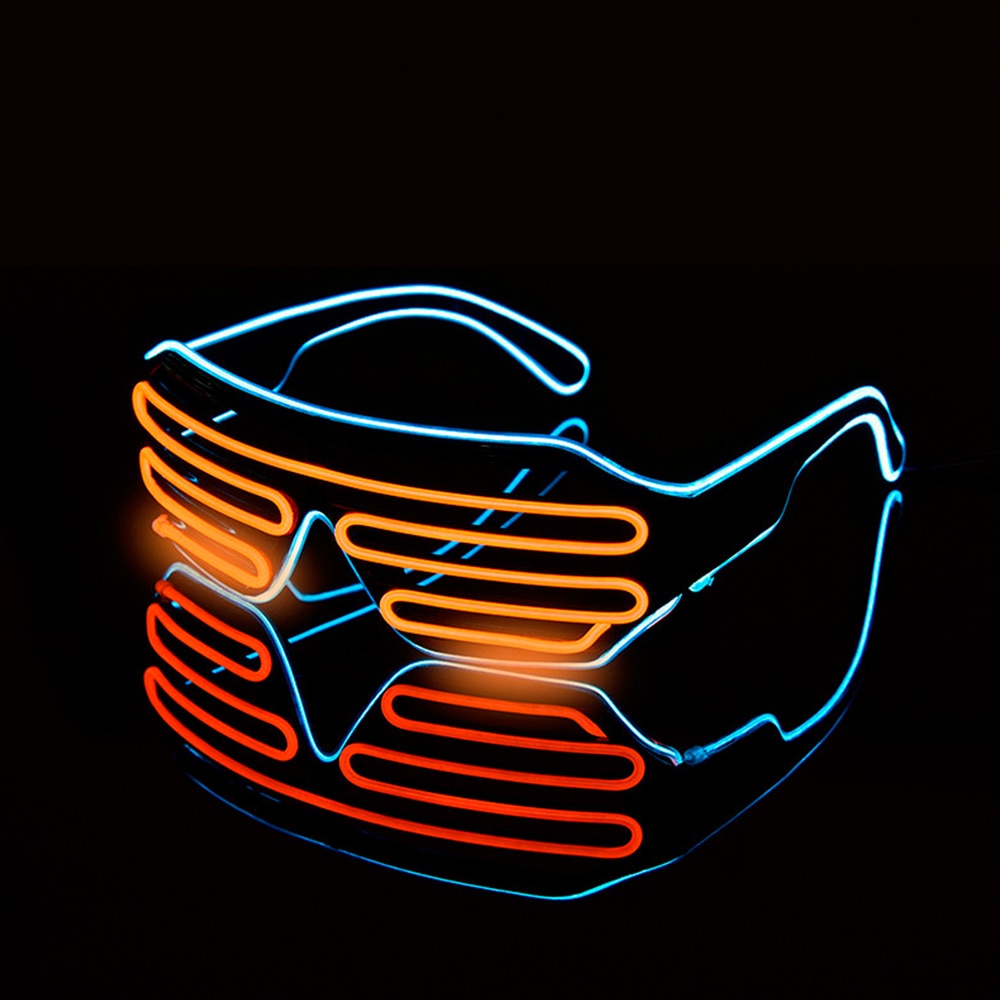 Neon Futuristic LED Glasses